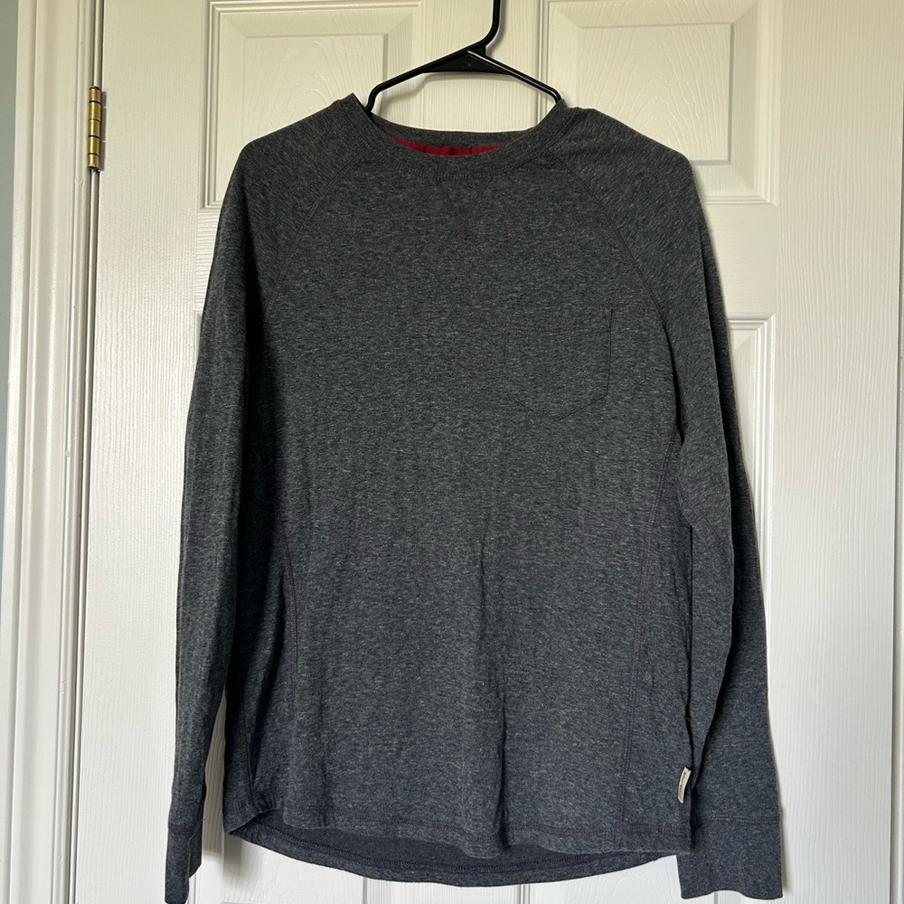 H&M Teal shirt and Wind River Charcoal Gray Long Sleeve Shirt - Picture 2 of 6